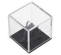 LALADEFIEE Acrylic Guitar Pick Display Box Clear Plectrum Holder for Electric Guitar Players Portable Compact Storage Case Transparent Design for Collectible Picks