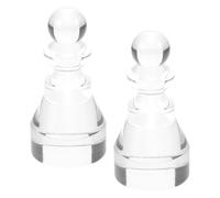 LALADEFIEE Acrylic Roulette Table Marker 2Pcs Small Win Marker for Poker Chips, Sturdy Roulette Wheel Accessory Suitable for Party Gaming