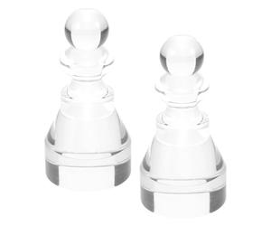 LALADEFIEE Acrylic Roulette Table Marker 2Pcs Small Win Marker for Poker Chips, Sturdy Roulette Wheel Accessory Suitable for Party Gaming