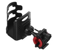 LALADEFIEE Adjustable 360° Rotating Mic Stand Drink Cup Holder Universal Bike Water Bottle Rack for Live Broadcast Recording and Cycling Accessories