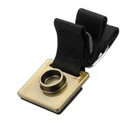LALADEFIEE Adjustable Cello Endpin Stopper Non-slip Anti-skid Holder with Golden Alloy and Oxford Cloth Material, Foldable Design Stretch Range 38-70cm, Suitable for Cello Stands and Chair