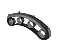 LALADEFIEE Adjustable Guitar Finger Expander for Left Hand High Toughness, Made of Abs and Silicone, for Practice Anytime and Anywhere, Guitar Training Tool for Finger Strength