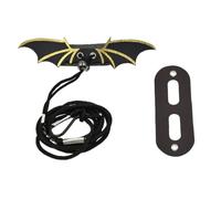 LALADEFIEE Adjustable Harness Sturdy and Nylon Reptile Leash for Small Animals with Devil Wings Unique Adorable Design for Outdoor Walks