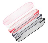 LALADEFIEE Adjustable Women’s Mesh Hairbands 5pcs Hook and Loop, Elastic Hairdressing Head Wraps for Beauty Salon and Hair Styling, Multi-color Hair Accessories for Home Use