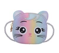 LALADEFIEE Adorable Cat Shape Crossbody Bag Large Capacity Coin Purse for Boys Versatile Bag Mini Fashionable Small Accessories Holder