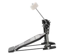 LALADEFIEE Aluminum Alloy Bass Drum Kick Pedal with Single Chain Movement and Antislip Design Includes Drum Key