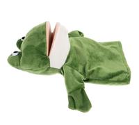 LALADEFIEE Animal Hand Puppet for - Plush Frog Puppet with Movable Mouth - Interactive Early Education Fun for Parent Play and Role-playing