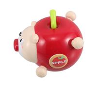 LALADEFIEE Apple Shape Wobble for Boy Girl Months Montessori Sensory Teething Plaything with Stimulating Tumbler Design for Neck Muscle Training and Early Cognitive Development Safe Chewable