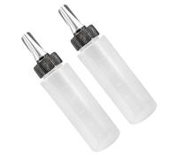 LALADEFIEE Applicator Bottles and Easy to Squeeze 2pcs for Hair with Graduated Scale, Leak Proof Assorted Style Assorted style for Hairdressing and Dyeing Applications