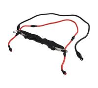 LALADEFIEE Archery Trainer Equipment Bow Strength Training Band for Beginners with Screw Buckle, Wood and Rubber Material, Suitable for Training Bow Gesture and Arm Strength, 10-40 Pounds