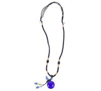 LALADEFIEE Aromatherapy Diffuser Pendant Necklace Decorative Glass Bottle, Braided Rope Cord, Designed for Casual Wear and Fragrance Diffusion