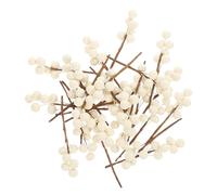 LALADEFIEE Artificial Berry Stems 30pcs Christmas Berries Fake Berry Stems for Christmas Tree Decor Xmas Wreath Decorations