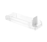 LALADEFIEE Automatic Acrylic Cigarette Display Rack with Pushers Transparent Commercial Organizer for Supermarket and Convenience Store Lightweight Stand for Wide Dual-Side Design