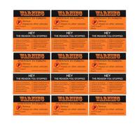 LALADEFIEE Bad Parking Cards Made of Coated Paper Yard No Parking Notice Labels 100pcs with Exceptional Durability and Distinctive Design, Easy to Carry for Public Occasions and Residential