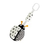 LALADEFIEE Black and White Bug Baby Carriage Pendant Infant Early Education Visual Stimulation Hanging for Newborns and Toddlers