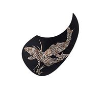LALADEFIEE Black Water Drop Shape Acoustic Guitar Pickguard Made from Celluloid Pvc with Anti-scratch Protective Film for Acoustic Guitar Accessories