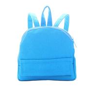 LALADEFIEE Blue Cloth Mini Doll Backpack for Desktop Decor with Delicate Details and Creative DIY Features Stimulating Imagination Unique Design for Children