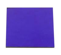 LALADEFIEE Blue Cobalt Glass Sheet for Chemistry Experiments Practicable Flame Color Reaction Tool Heat Resistant Physical Experimental Equipment for School Labs