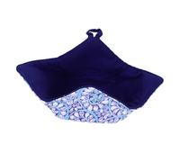 LALADEFIEE Blue Cotton Sponge Microwave Bowl Holder Anti-scald Heat Resistant Pad for Hot Bowls Kitchen Use Non-slip Protective Mat for Soup and Food Safety