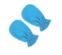 LALADEFIEE Blue Moisturizing Spa Gloves for Hand Care Exfoliating Dead Skin Removal Soft Comfortable Lightweight Gloves for Home Salon Paraffin Wax Therapy and Massage Gift for Women and Moms