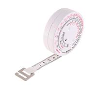 LALADEFIEE Bmi Calculator Tape Measure 1.5M Retractable Body Fat Measurement Tool for Waist Circumference Fitness Enthusiasts and Health-Conscious Individuals