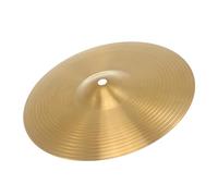 LALADEFIEE Brass Jazz Drum Crash Cymbal for Drum Set High Durability and Wear Resistance, Golden Percussion Instrument Suitable for Musicians and Live Performance