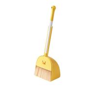 LALADEFIEE Broom and Dustpan Set Compact Portable Mini Sweeper Dustpan for Childrens Household Cleaning Activity Safe Design