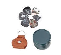 LALADEFIEE Celluloid Guitar Picks Medium Size 15pcs Set for Acoustic and Electric Guitar Performance Supplies Sturdy Practical Plectrums Suitable for Guitarists Practice and Playing