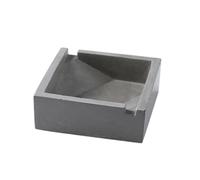 LALADEFIEE Cement Ashtray Creative Ashtray Grey Ash Holder Desktop Decoration Jar Style 3.74 X 3.74 X 1.38 in for Home Office Smoking Accessory