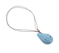 LALADEFIEE Ceramic Alto Ocarina High-pitched Wind Instrument for Beginners Educational Musical Flute with Clear Sound Portable Design for Practice and School Use