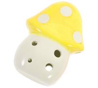 LALADEFIEE Ceramic Mushroom Ocarina for Adults Portable Beginner Wind Instrument with Adorable Design Lightweight and Easy to Carry for Music Learners
