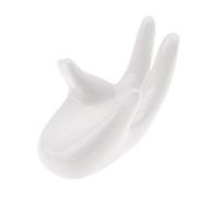 LALADEFIEE Ceramic Ocarina Hand Shaped Holder Ocarina Display Accessories Holder for Flute Musical Instrument for Home Decoration and Collection