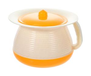 LALADEFIEE Chamber Pot Commode Bucket Urinal Portable Toilet Plastic Urine Container for Bedroom Use by Old People Adults Pregnant Women and Random Color