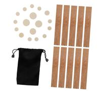 LALADEFIEE Clarinet Neck Joint Cork Flexible Pad Replacement with Storage Bag Clarinet Cushion for Instrument Seal Noise Resistance Abrasion Resistant Repair Parts Kit