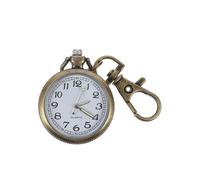 LALADEFIEE Classic Alloy Nurse Pocket Watch with Hanging Buckle Digital Display Vintage Style Keychain for Elderly Doctors Practical Daily Use