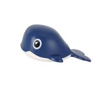 LALADEFIEE Clockwork Swimming Whale Bath for Dark Blue Splashy Water Plaything Safe Lightweight Plastic Bathing for Boys and Easy-grip Wind-up Sea Animal