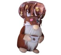 LALADEFIEE Coffee Gnome Plush Doll Decorative Stuffed Gnome for Coffee Bar and Cabinet Made of Polyester and Pp Cotton Adorable Home Ornament Bringing Good Luck