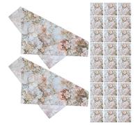 LALADEFIEE Colorful Printing Paper Napkins 2-ply 20pcs Per Pack, 5 Packs Disposable Party Table Napkins with Floral Pattern, Decorative Peony Design for Birthday and Celebration Use