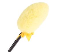 LALADEFIEE Compact Bow-Knot Puff for Body, Fluffy Soft Velvet Makeup Applicator with Handle, Suitable for Travel and After- Use, Gold Color, in Opp Bag