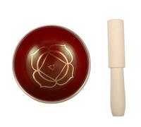 LALADEFIEE Copper Meditation Singing Bowl with Mallet for Therapeutic and Calming Effects, Sound Bowl for Vacation and Traveling Relaxation