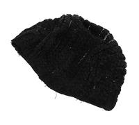 LALADEFIEE Cornrow Wig Cap Black Elastic Crochet Dome Net for Braiding Wigs Easy to Use Wash Comfortable Stretchable Design for Secure Hair Hold