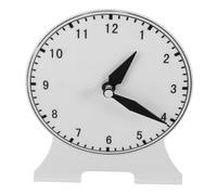 LALADEFIEE Creative Hand Non Link Clock Model Teaching Aid for Learning to Tell Stable Tabletop Clock for Primary School Education for Students and Teachers Educational Gift Random Color