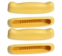 LALADEFIEE Crutch Stability Suitable Homes and for Crutches for Healthcare Settings for 4pcs Yellow Underarm Pads Walking Simple Cleaning, Soft Supple Cushion Padding
