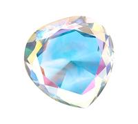 LALADEFIEE Crystal Hand Model Photo Prop Holding a Decorative Love Heart Diamond for Nail Salon Decoration and Desktop Display, Shining Brightly with Unique Creative Style
