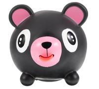 LALADEFIEE Cute Black Bear Sensory Squeeze Funny Animal Doll Vent Plaything for Adults Stress Relief Decompression Birthday and Party Favor