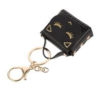 LALADEFIEE Cute Cat Coin Purse Keychain with Cartoon Kitten Shape, Portable Pu and Zinc Alloy Mini Wallet, Multi-Purpose Keyring Pendant for Cat Lovers and Girls