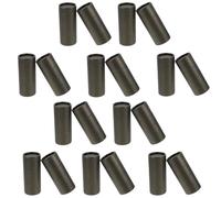 LALADEFIEE Cylinder Tea Can Essential Oil Bottle Boxes 20Pcs 50Ml Black Gold Paper Tubes for Cardboard Tube Storage and Aromatherapy Oils