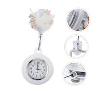LALADEFIEE Date Nurse Fob Watch Clip Clear Dial for Medical Professionals Retractable Pocket Watch for Nurses Doctors Paramedics Nursing Students Battery Operated and Easy