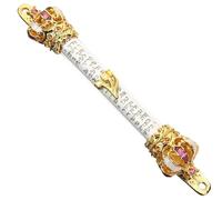 LALADEFIEE Delicate Hole Safe 2 and Smooth to Design Metal Mezuzah Case for Side with -term Use, Jewish Mitzvah Home Door Believers