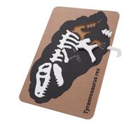 LALADEFIEE Dinosaur Fossil Skeleton Puzzle for Toddlers Educational Wooden Toy for Ages 1-3 Interactive Dino Puzzle for Early Learning and Fun